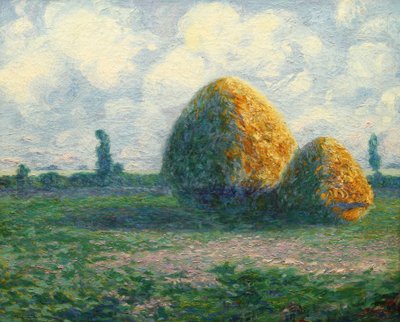 The Haystacks (The Pampas of Today) by Martín Malharro